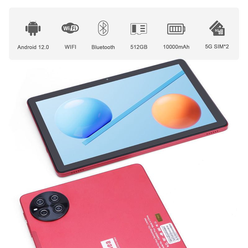 C fikir 8GB RAM 512GB ROM ile Çocuk Tableti Klavye CM8800plus ile Android Tablet PC