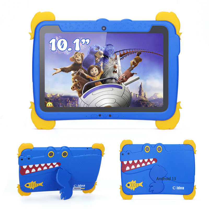 C fikir Çocuk Tab 10.1 inç Android 13 Tablet Çocuk için 4GB RAM 64GB ROM Göz Koruması 3-8 yaş arası çocuklar için dokunmatik ekran