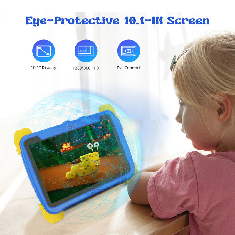 C fikir Çocuk Tab 10.1 inç Android 13 Tablet Çocuk için 4GB RAM 64GB ROM Göz Koruması 3-8 yaş arası çocuklar için dokunmatik ekran