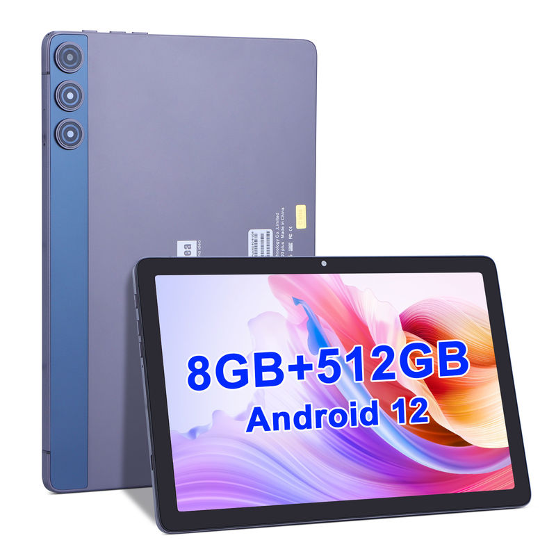 C fikir 10.1 Inç Android Tablet Çift Kamera 8GB RAM 512GB ROM Klavye Fare ile 5G Tablet Okul için SIM Destek