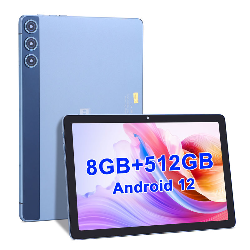 C fikir Android Tablet 10.1 Inç Büyük Ekran 8GB RAM 512GB WIFI 5G Tablet Klavye Fare ile SIM Destek Öğrenci için