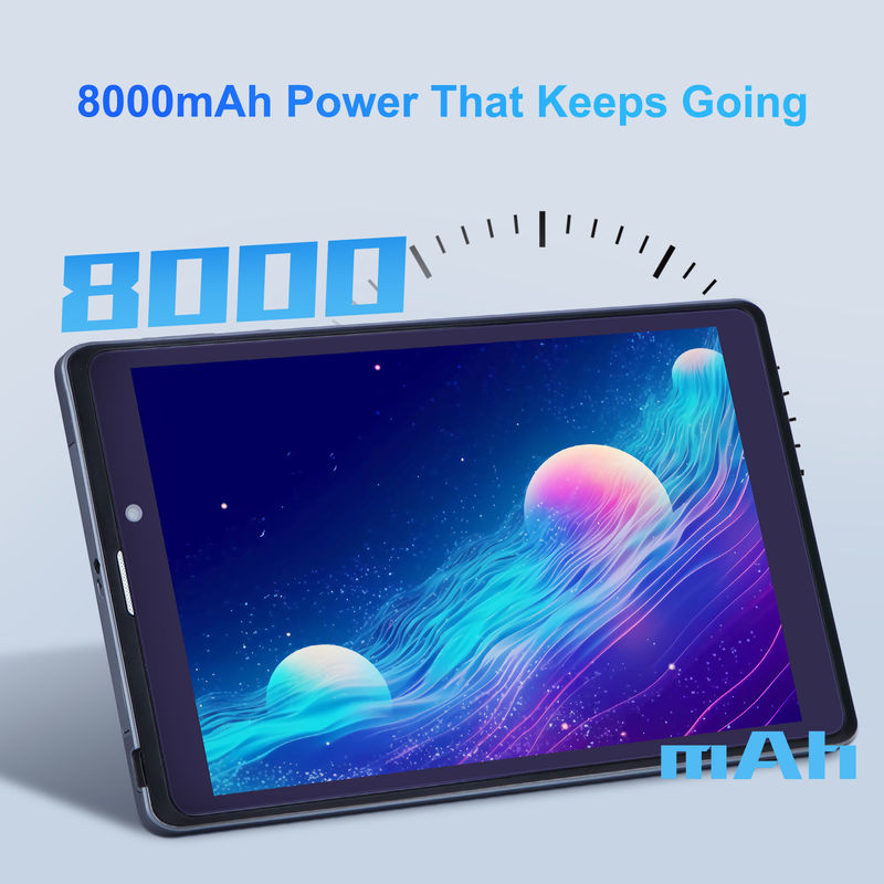 C fikir Android Tablet PC Çift Kamera 8 Inch 1280x800 IPS HD Ekran Öğrenci için Android 12 Tabletler CM818-Grey