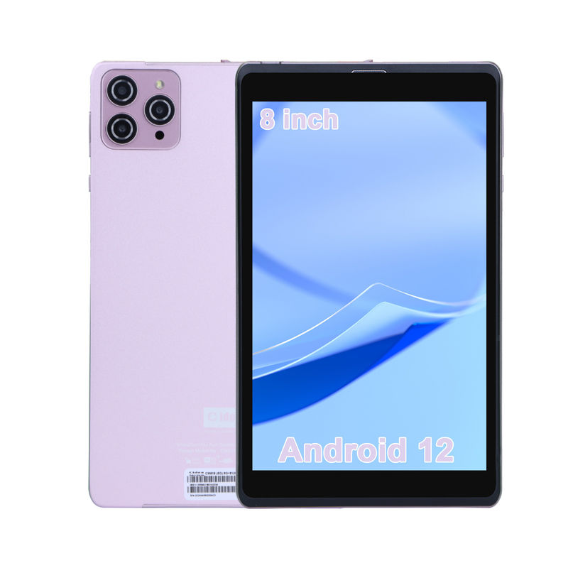 C fikir 8 inç Android 12 Tablet 8000mAh Pil 5+8MP Kamera 8GB RAM 512GB ROM Eğitim Öğrenme için CM818-pembe