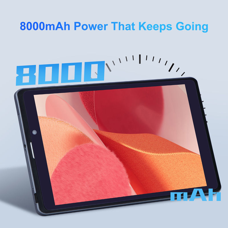 C fikir Android Tablet PC Çift Kamera 8 Inch 1280x800 IPS HD Ekran Gençler için Android 12 Tabletler CM818-Grey