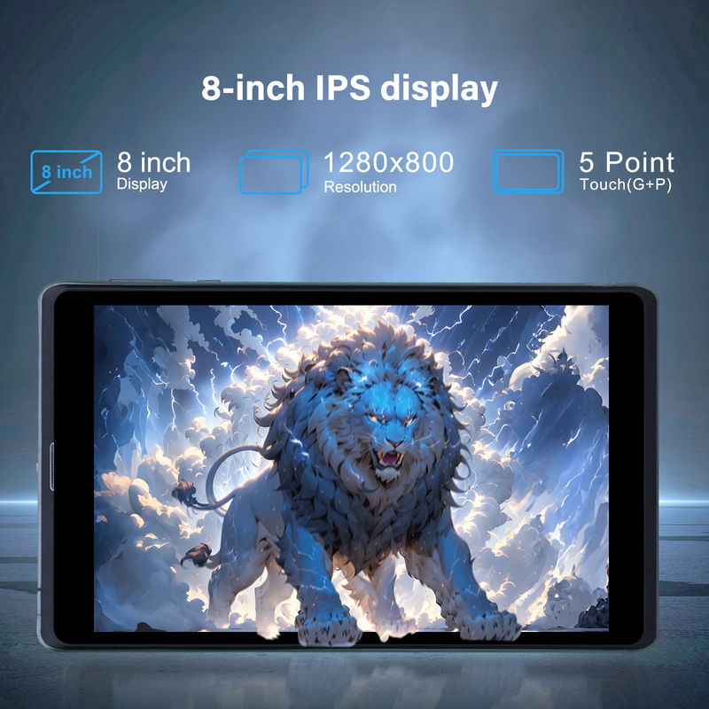 C fikir Android Tablet PC Çift Kamera 8 Inch 1280x800 IPS HD Ekran Gençler için Android 12 Tabletler CM818-Grey
