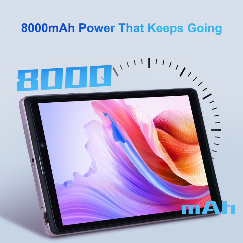 C fikir 8 inç Android 12 Tablet 8000mAh Pil 5+8MP Kamera 8GB RAM 512GB ROM Eğitim Öğrenme için CM818-pembe