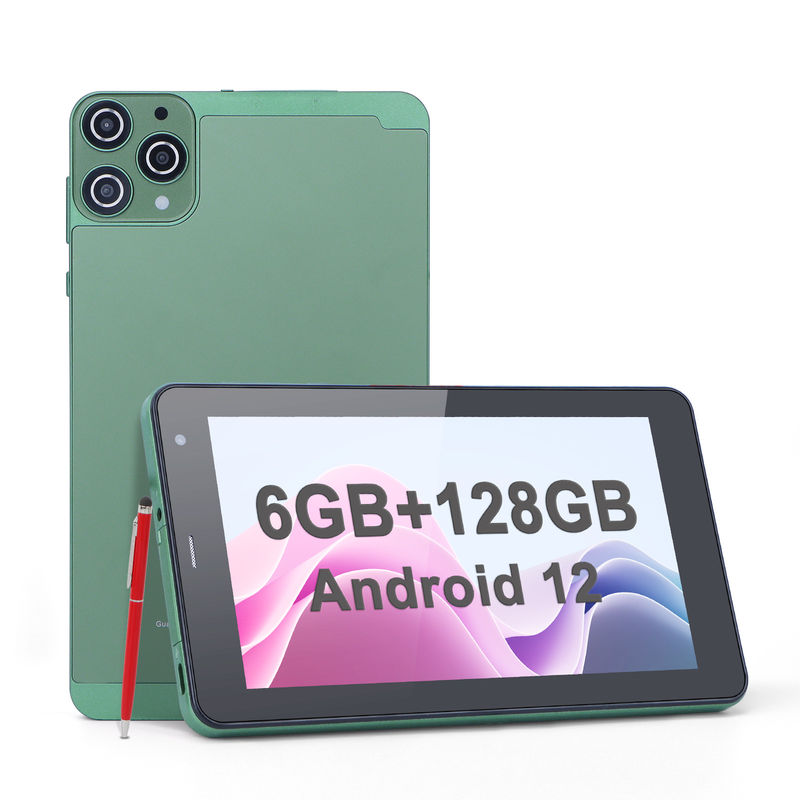 C Idea 7 Inch Android Tabletleri 6+128GB Dört çekirdekli dokunmatik ekranlı tabletler Studenet CM515 için ((Yeşil)