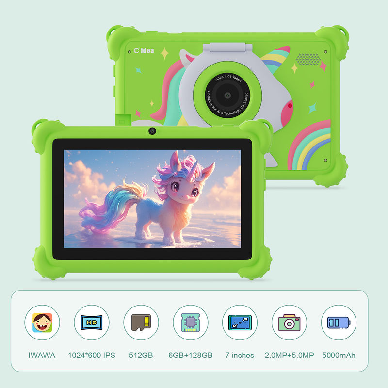 C Idea 7 Inch WIFI Kidspad Android Sistemi 6+128GB Tablet For Kids