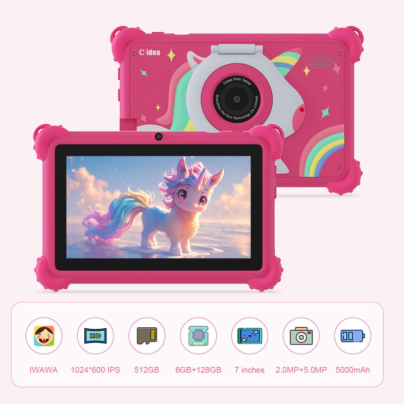 C Idea 7 Inch Android Smart Tablet PC For Child with Expand 512GB çocuklar için APP CM88