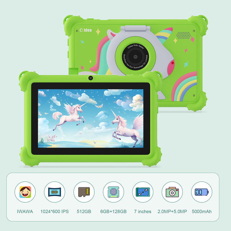 C fikir Çocuk Tableti 2024 HD Ekran ve Koruyucu Kasa ile Eğitimsel Eğlence Tablet CM88