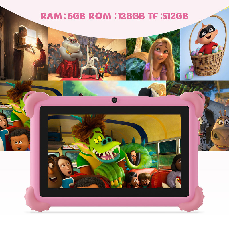 C fikir Gelişmiş 2024 Çocuk Tablet Android 12 Performansı ve Çocuk Dostu Tasarımı CM88