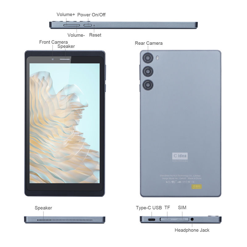C Idea Android 12 Tablet Öğrenciler İçin 7 Inç Eğitim Tableti Stylus CM525