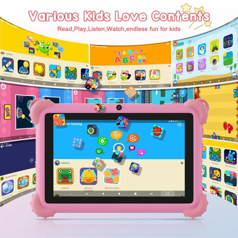 C Idea Android 13 Kids Tablet 4 ((2+2) + 32GB Öğrenciler İçin Eğitimsel Tablet CM91