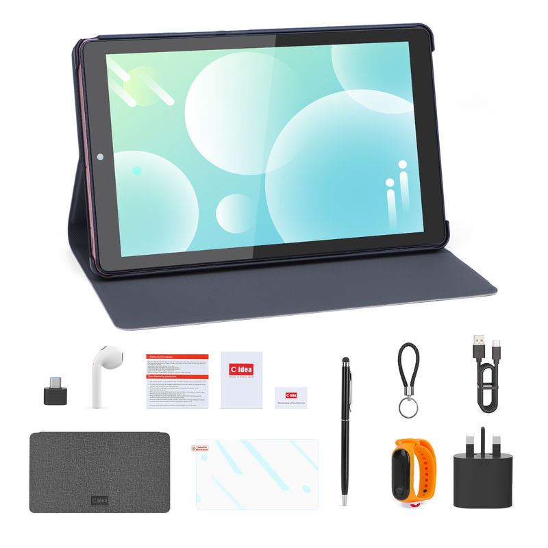 C fikir Android Tablet 800x1280 IPS Ekran SIM Destek 9 Inch Tablet PC Case CM935 pembe ile