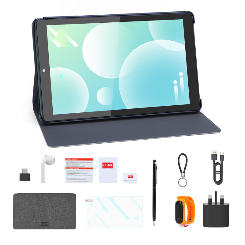 C Idea 9 Inch Eğitim Tablet 800x1280 IPS Dokunmatik Ekran Tablet Kalem CM935 yeşil ile