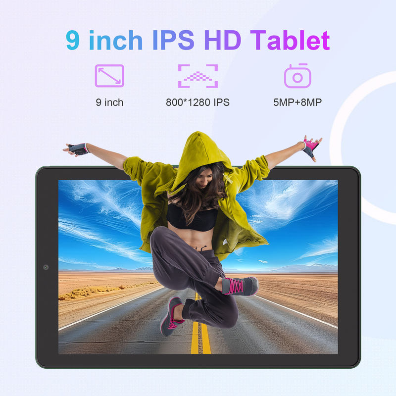 C Idea 9 Inch Eğitim Tablet 800x1280 IPS Dokunmatik Ekran Tablet Kalem CM935 yeşil ile