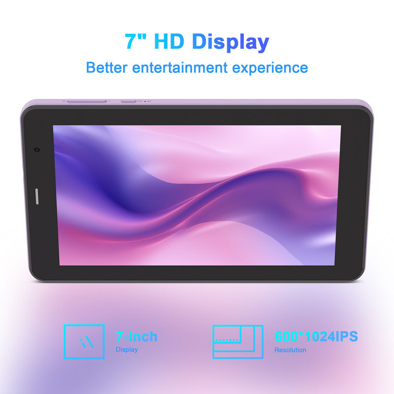 C Idea Android 13 6000mAh 7 Inch Tabletler Eğitim Tablet PC Pen CM518 Pro Mor ile