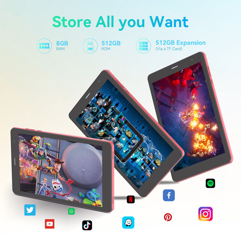 C Idea 5g Android Tablet 8+512gb 8 Inch Tablet For Students With Sim And Wifi Cm828 Kırmızı
