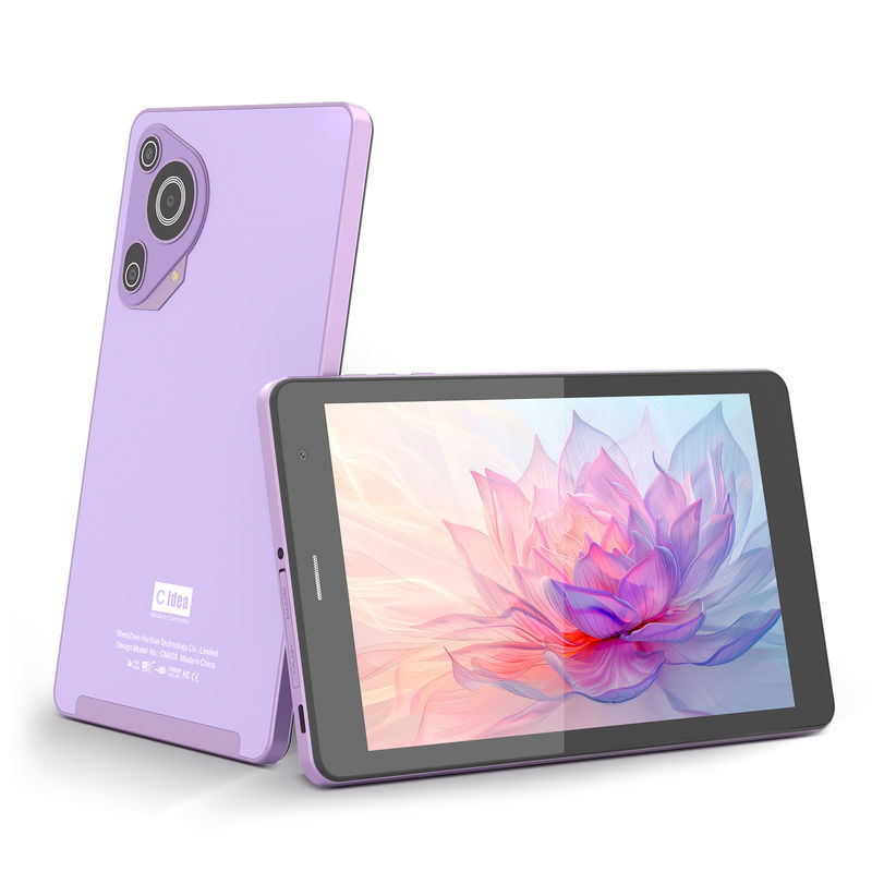 C Idea 8in Tablet Oyun Eğitim Öğrenciler İçin Android Tablet Sim Ve Wifi CM828 Mor