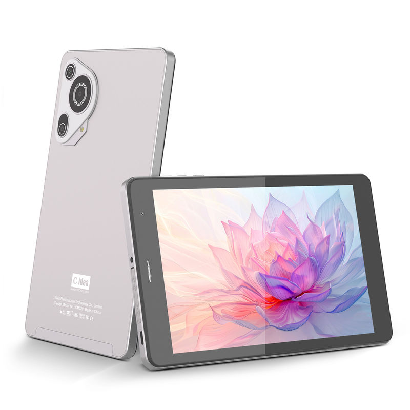 C Idea 8 Inch Tabletler Çift Kamera Dokunmatik Ekran Telefon Çağrıları ile Akıllı Tablet PC CM828 Gümüş