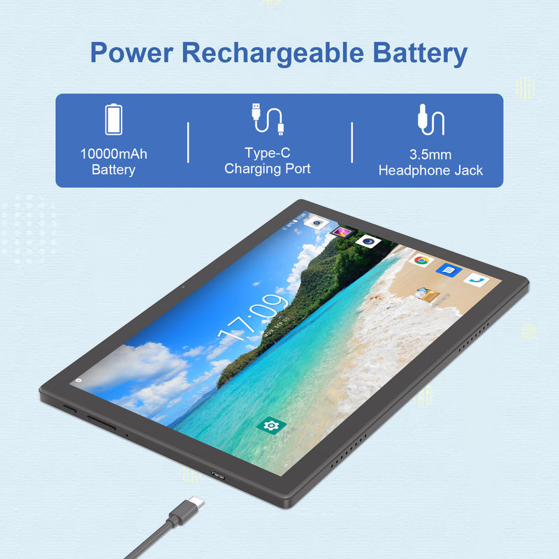 C Idea 10.1 Inç Wifi Eğitimsel Android Tablet Sim Destek Klavye M8200 Artı Siyah
