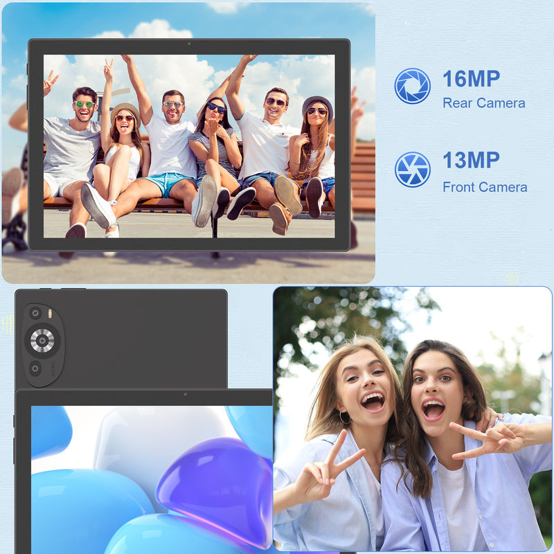 C Idea 10.1 Inç Wifi Eğitimsel Android Tablet Sim Destek Klavye M8200 Artı Siyah