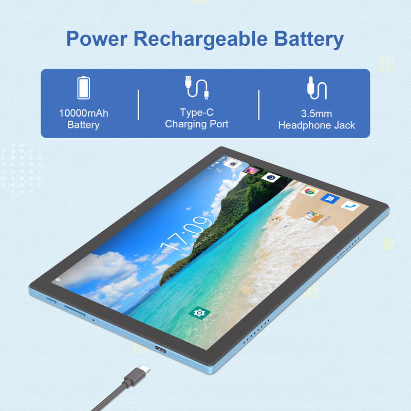 C Idea Android 14 Dokunmatik Ekran Klavye ve Kalemli 10.1 Inç Tabletler CM8200plus Mavi