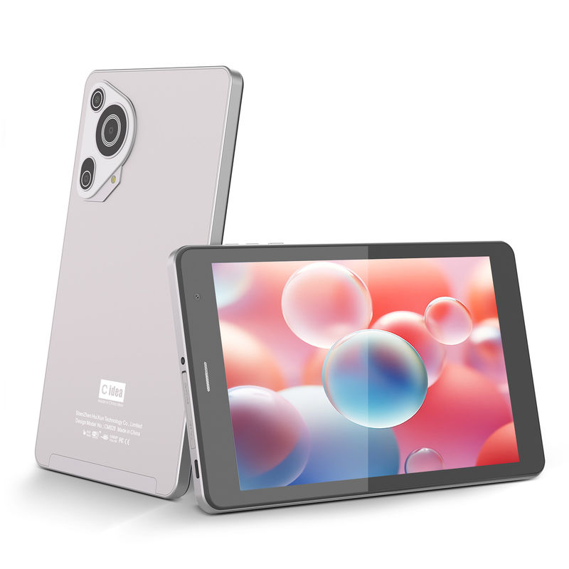 C Idea ODM 8 Inch 512GB uzun pil Çift Kamera Okta-Kore İşlemci Öğrenciler için Casi ile Android Tablet PC CM828 Gümüş