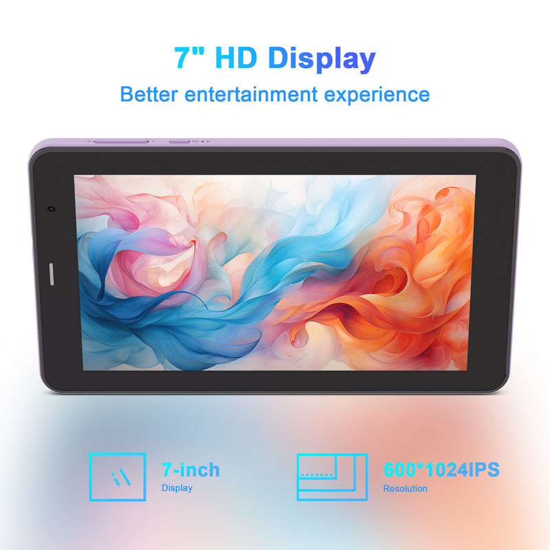 C Idea Android 13 Eğitim Tableti, 8+512GB, Sim Destekle Taşınabilir 7 Inçlik Tablet PC CM518pro Mor