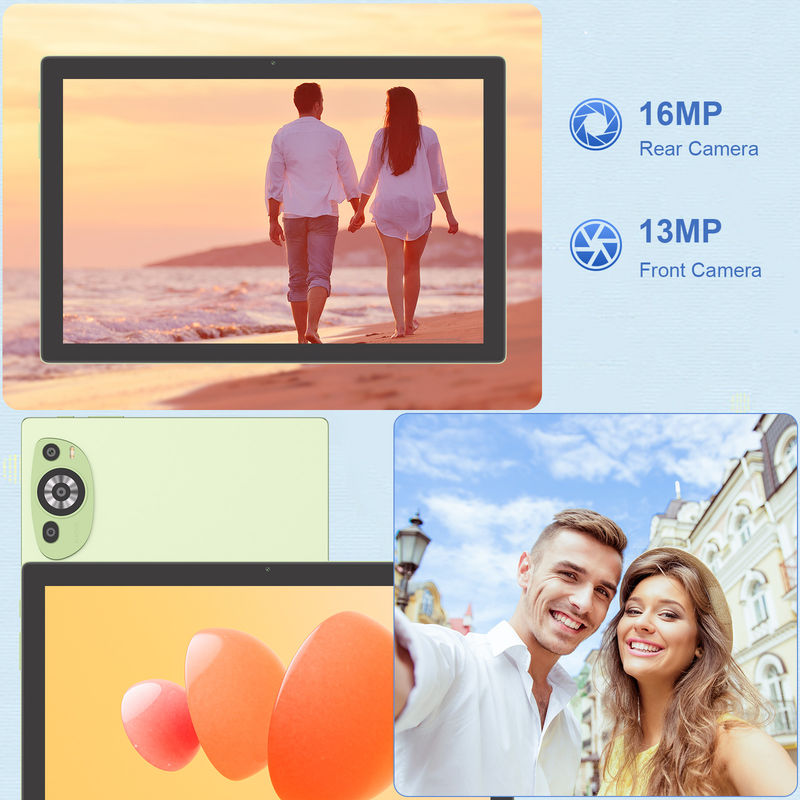 C Idea WIFI Android 14 TF Depolama 512GB Dokunmatik Ekran Tabletler Klavyesi ve Fare ile CM8200plus Yeşil