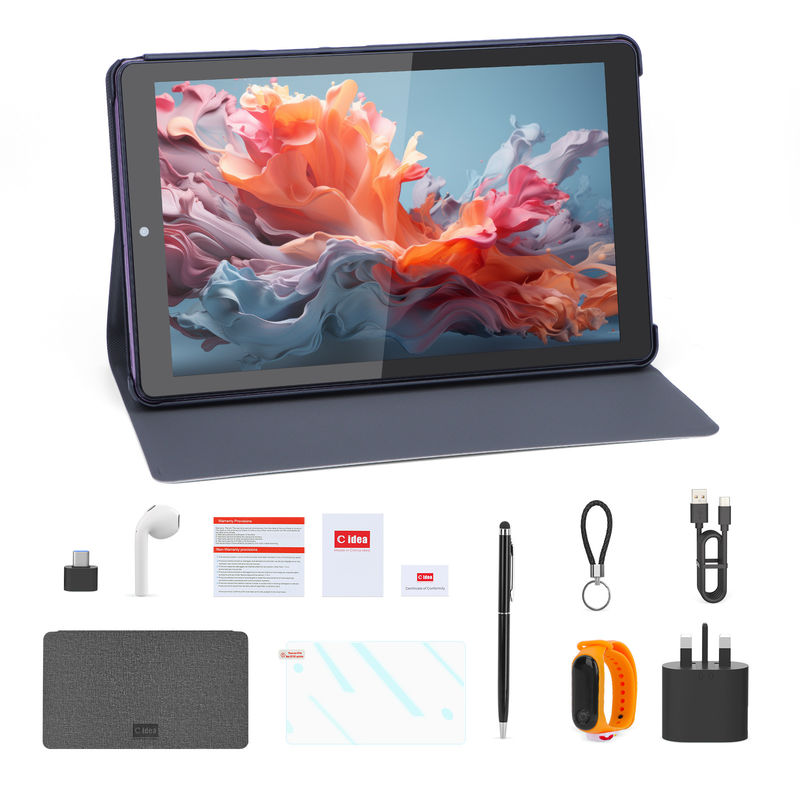 C Idea 9 Inch Tablet Çift Kamera Öğrenciler İçin Eğitim Tableti CM935 Mor