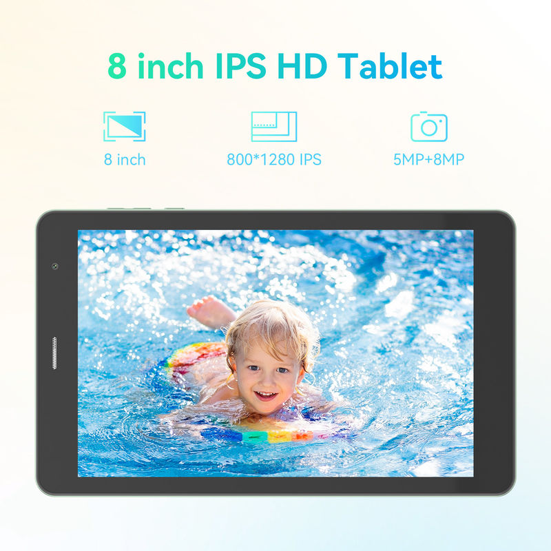 C Idea Yüksek çözünürlüklü ekran Gençler Eğitimi için 8 Inç Tablet PC CM828 Yeşil