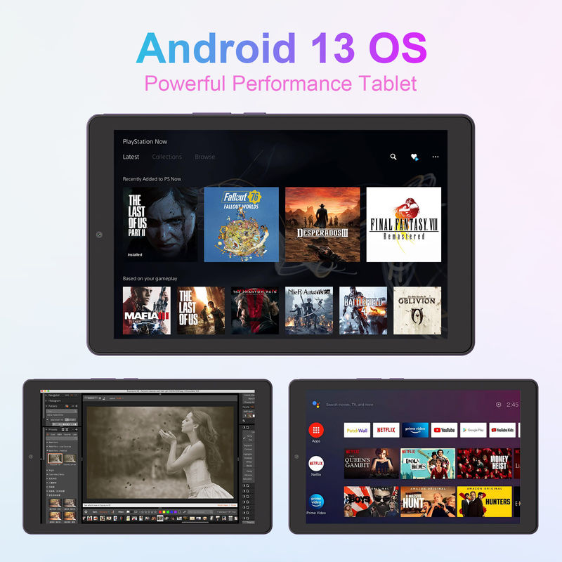 C Idea 9 Inch Tablet 5MP+8MP Gençler İçin Eğitim Tableti Kalemli CM935 Mor