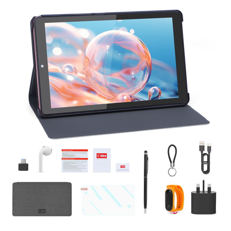 C fikir Android Tablet 5G SIM Destek 9 Inch Tablet PC Case ve Pen CM935 pembe ile