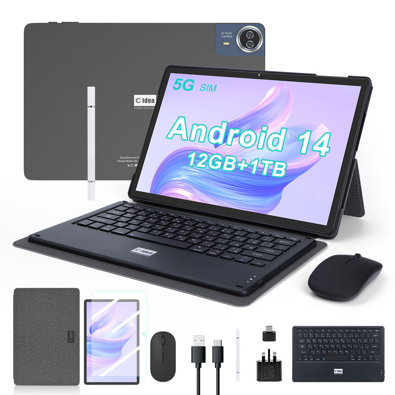 C Idea 14 Inch Tablet Büyük Depolama 1200*1920 FHD Ekran Android Tablet PC CM14000 artı
