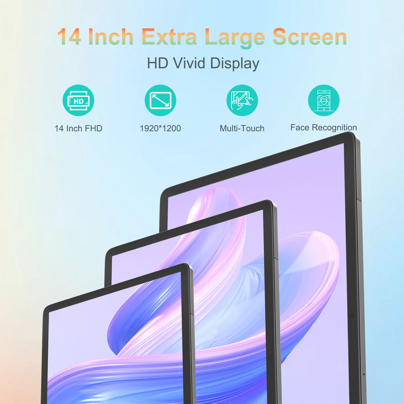 C Idea 14 Inch Tablet Büyük Depolama 1200*1920 FHD Ekran Android Tablet PC CM14000 artı