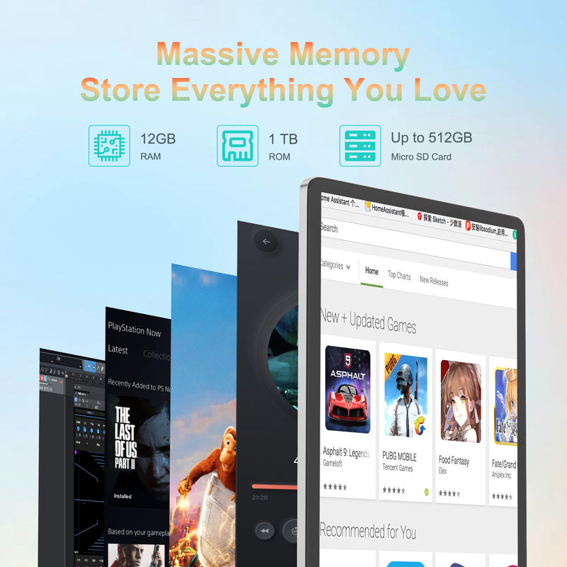 C Idea 14 Inch Tablet 5G Öğrenciler için dokunmatik ekranlı tabletler CM14000 Plus Gri