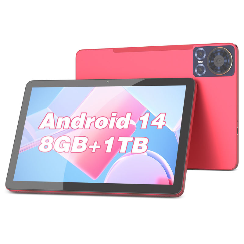 C Idea 10.1 Inç 5g Tablet 8GB RAM Dokunmatik Ekran Tablet Eğitim için PC CM8300 Plus Kırmızı