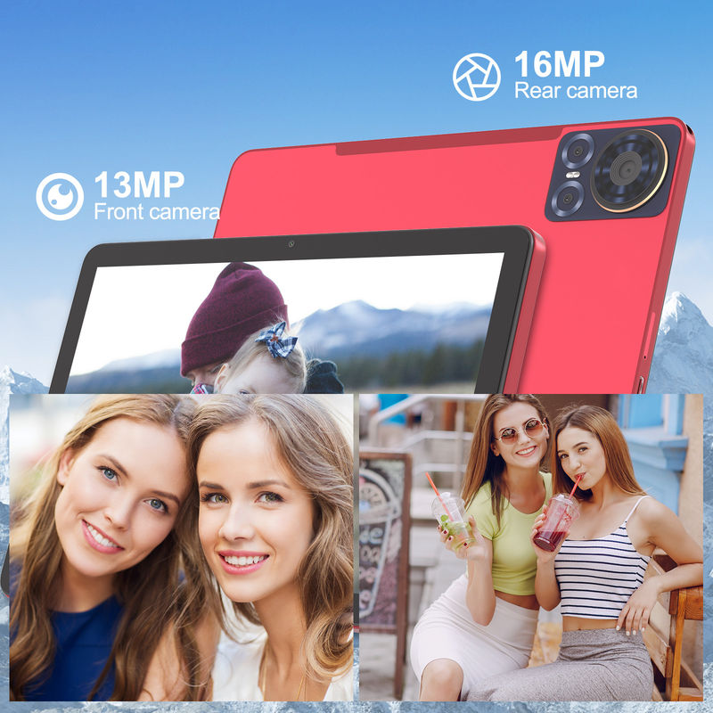 C Idea Tablet 10.1 Inç 5G LTE Tablet Dokunmatik Ekran Eğlence için Tablet PC CM8300 Plus Kırmızı