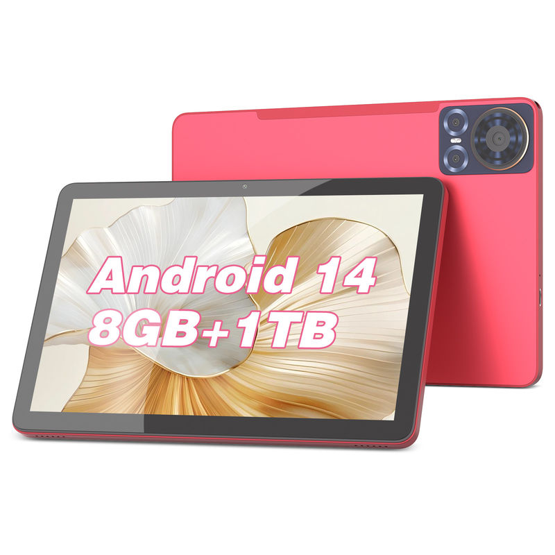 C Idea Tablet 10.1 Inç 5G LTE Tablet Dokunmatik Ekran Günlük Kullanım için Tablet PC CM8300 Plus Kırmızı