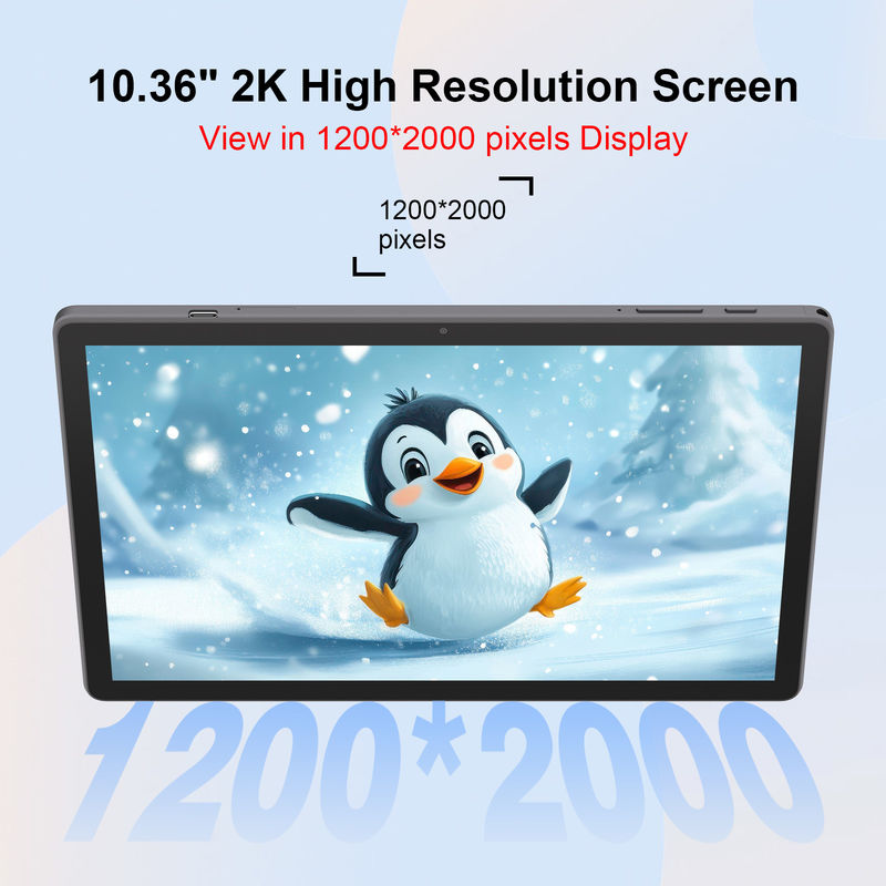 C Idea 10.36 Inch Tablet PC 2K Ekran Öğrenciler İçin En Yeni Android Tablet Cm10500 Plus Gri