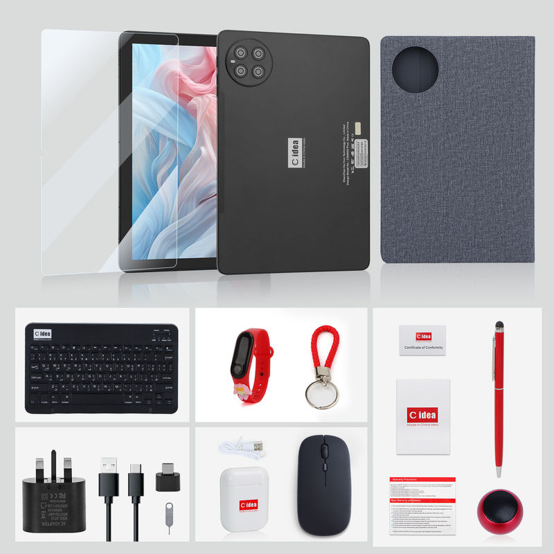 C fikir 10000mAh Pil 8GB + 512GB 10.1 Inch Smart Tablet ile Bluetooth Klavye CM8500