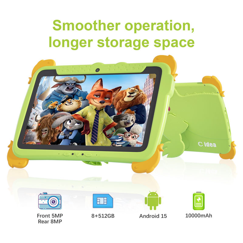 C Idea 10.1 inçlik Android Tablet 8GB RAM 512GB ROM Tablet Kidspad CM10000plus