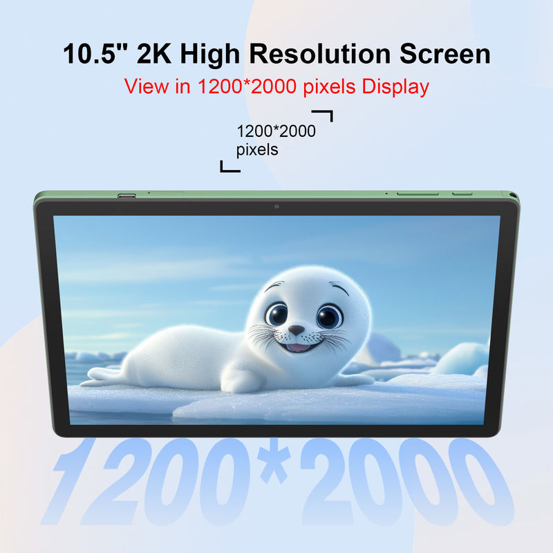 C Idea En Yeni 10.5 İnç Dokunmatik Ekranlı Android Tablet Çift SIM'li CM10500 Plus yeşil