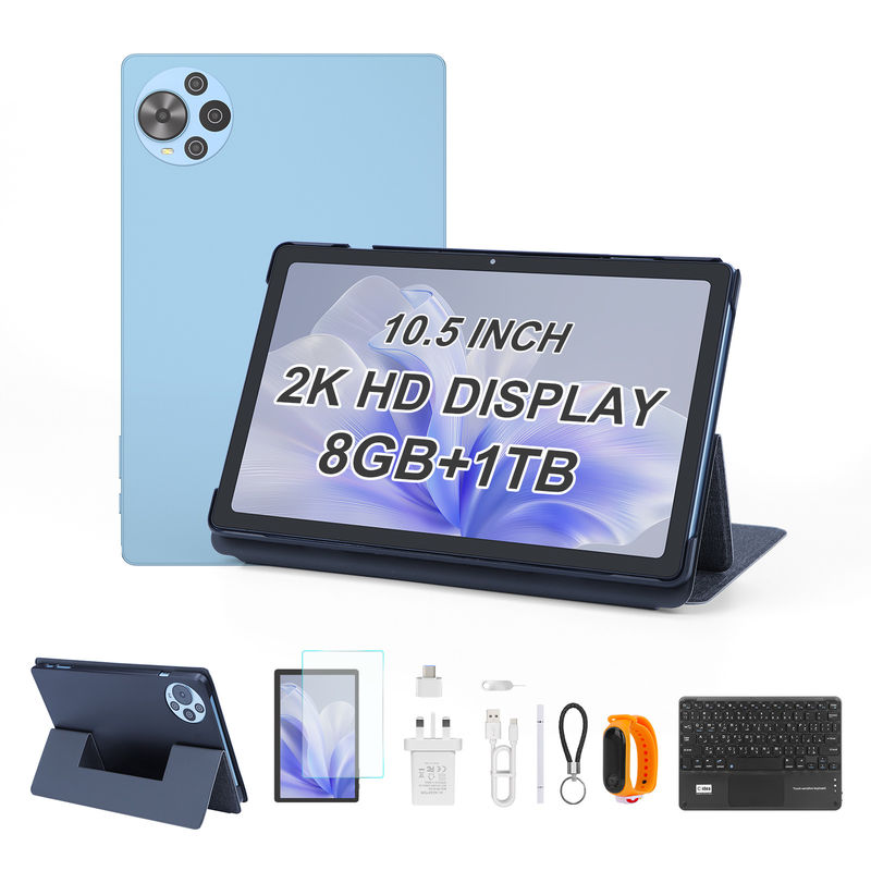 C Idea 10.5 İnç Android 14 Tablet 2K Ekran Akıllı Tablet PC CM10500 Plus Mavi