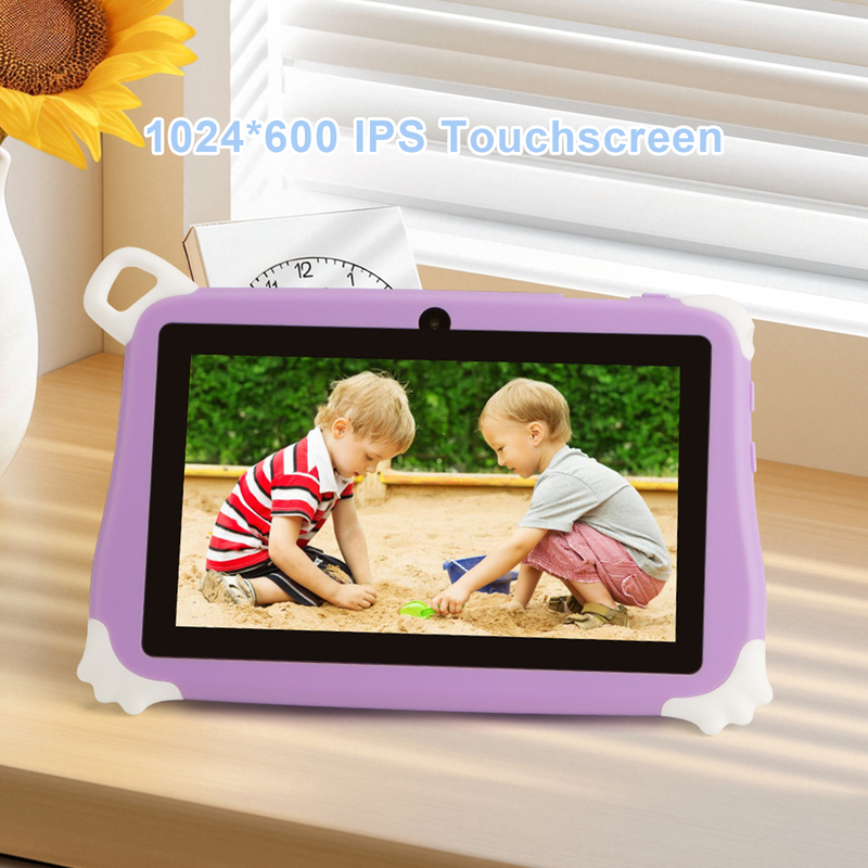 C Idea Android 15 Çocuk Tableti 8+256GB Eğitim Tableti Çocuk Tableti Dostu Uygulama CM86 mor