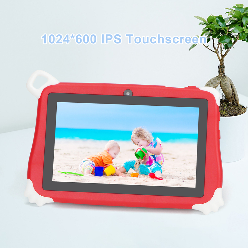 C Idea Android 15 Çocuk Tableti 8+256GB Eğitim Tableti Arkadaşça APP ile Kidspad CM86 kırmızı