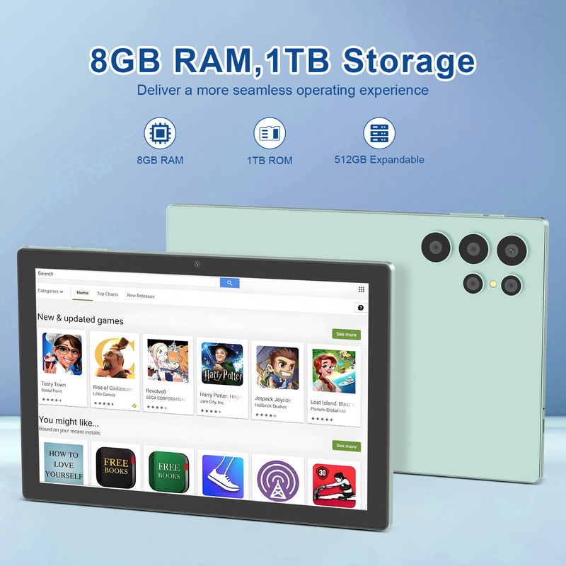 C fikir 10.1 inç Android WiFi Dokunmatik Ekran 5G LET Klavye CM8900plus ile Tablet PC