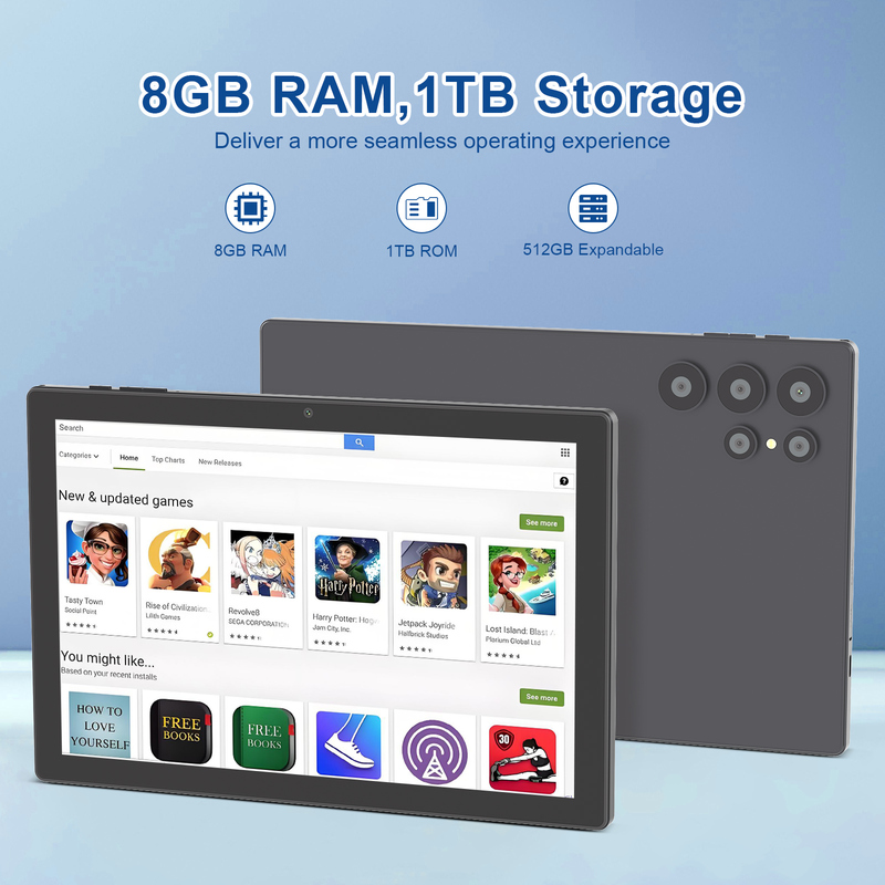 C fikir 10.1 inç Android WiFi Dokunmatik Ekran 5G LET Klavye CM8900plus ile Tablet PC