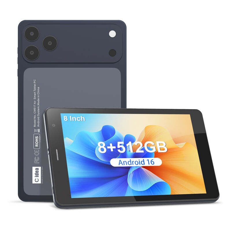 C fikir 7 inçlik Wifi Tablet Case ile 8+256GB Depolama Dört çekirdekli işlemci 600x1024 IPS dokunmatik ekran CM517 hava